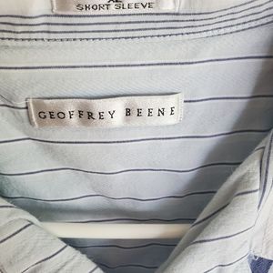 Geoffrey Beene XL Short Sleeve Blue